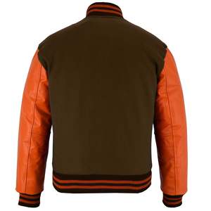 Varisty แจ็คเก็ตกลางแจ้งสำหรับผู้ชายแจ็กเก็ตออกแบบทีมโรงเรียนตามสั่ง - Product Image 6