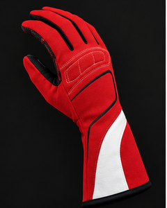 Gants de course rouges pour homme, à doigts entiers, imperméables et légers, avec paume antidérapante, fermeture auto-agrippante, pour karting hivernal et utilisation en extérieur - Product Image 3