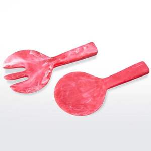 Dernières cuillères à salade multifonctionnelles en bois et résine, faites à la main en Inde, pour la cuisine, le café et le thé, idéales pour les mariages - Product Image 4