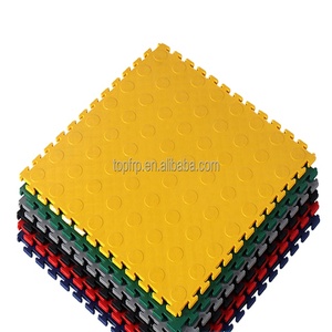 กระเบื้องพลาสติก PVC ขนาด 6 มม. แบบประกบติดกัน เป็นมิตรกับสิ่งแวดล้อม สำหรับปูพื้นโรงรถ โรงงานในร่ม ดีไซน์กราฟิกสำหรับพื้นที่ทำงานอุตสาหกรรม - Product Image 3