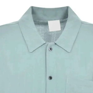 Conjunto de 2 Piezas para Hombre, Camisa y Pantalones Cortos Casuales de Verano, Estilo Vintage, Ecológicos, de Poliéster/Algodón, ODM - Product Image 4