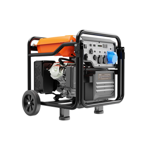 Générateur d'électricité portable à essence <span class=keywords><strong>8000</strong></span> W avec démarrage à distance, dynamo 48 V CC certifiée EPA, idéal pour le camping, 380 V - Product Image 1