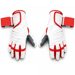 Guantes de Bateo de Softbol SAAR INDUSTRIES de Cuero Genuino de Vaca Cabretta con Cierre de Velcro, Cómodos para Ambas Manos, Precio al por Mayor - Product Image 4