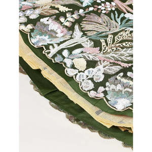 Glamorous <b>Green</b> Sequins <b>Net</b> Designer Lehenga Choli with Dupatta for Wedding - Product Image 3