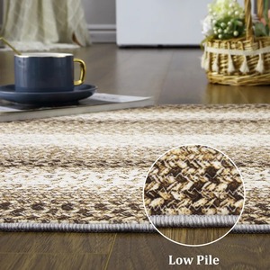Everyday Use Modern Comfortable Jute Oval <b>Rug</b> Eco-Friendly Handmade Soft Durable Cozy Indoor <b>Spaces</b> for Living Rooms Worldwide - Product Image 2