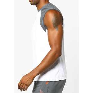 Débardeurs de sport pour hommes, dernière mode, sans manches, toucher doux, séchage rapide, couleur et taille personnalisables, avec emmanchures, vente en gros - Product Image 4