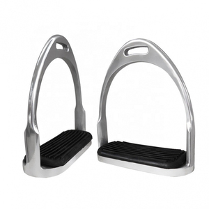 Nuevas estribas de equitación de acero inoxidable 304, reutilizables, con certificación CE, ligeras y de agarre fuerte. - Product Image 6