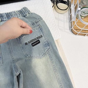 Pantalon cargo tendance pour garçons, classique, à porter au quotidien, tissu tricoté durable, imperméable avec poches cargo fonctionnelles - Product Image 5
