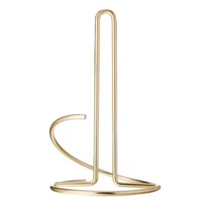 Rectangular Metal Storage Holder Wall Mounted Vintage Design Towel Ring Single Tier Rust Resistant Bathroom Accessory - Product Image 4