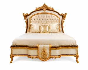 Turkish Style High-Back Royal <b>Bed</b> <b>with</b> 4-Door Wardrobe - Product Image 3