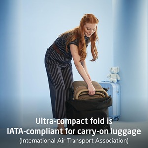 Cochecito de Viaje Ligero para Niños Pequeños - Compacto y Apto para Avión - Diseño Plegable con una Sola Mano - Capota con Protección UPF 50+ - Asiento Reclinable - Product Image 4