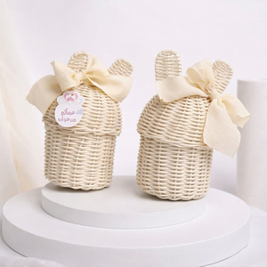 Arabian Handwoven Bunny <b>Gift</b> Basket <b>Ramadan</b> Eid Favor <b>Gift</b> <b>Box</b> Eid Mubarak Candy Basket <b>Gift</b> Packaging Candy Special <b>Gift</b> - Product Image 2