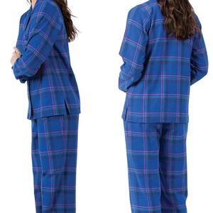 Conjunto de Pijama de Franela Cepillada para Mujer, Suave y Cálido, de Manga Larga y Pantalón Largo, Ropa de Dormir para el Hogar - Product Image 5
