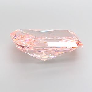 Diamante Rectangular Premium de Corte Radiante, Color Rosa Intenso, Claridad VVS2, Cultivado en Laboratorio por CVD, Creación JK, Certificado IGI, Modelo ADK357 - Product Image 4
