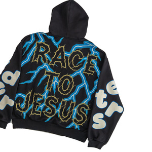 Sudaderas Extra Grandes Personalizadas con Bordado y Estampado, de Alta Calidad, 100% Algodón Felpa, con Cierre, Antiarrugas, para Invierno - Product Image 4
