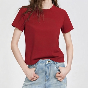 Red Short Sleeve T-<b>Shirt</b> <b>Photo</b> Print O-Neck Regular Fit Casual Men's Jersey Cotton <b>Shirt</b> - Product Image 3