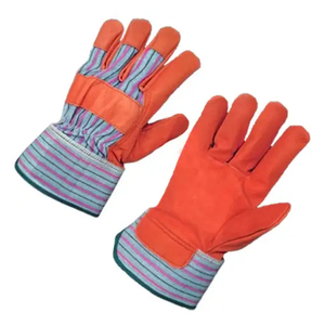 Guantes de Trabajo de Cuero OEM para Protección de Manos, Transpirables, Resistentes, de Cuero de Vaca, de Dedo Completo, Guantes de Seguridad - Product Image 6