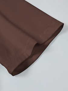 T-shirt en polyester pour homme, col rond confortable, manches courtes, tissu doux, léger, coupe décontractée, pour tous les jours, loisirs et travail - Product Image 5