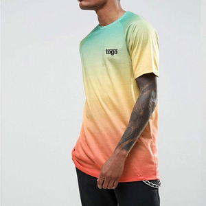 Sublimation t Shirts Men With logo 100 <b>Polyester</b> Feels Cotton Mens Blanks <b>Tshirts</b> for Sublimation Custom t Shirts - Product Image 3