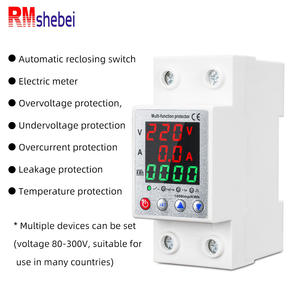 Tpson Eenfasige 63a Din Rail Stroomenergiemeter <span class=keywords><strong>Meter</strong></span> En Voltmeter Slimme Digitale Display AC90-250V - Product Image 3