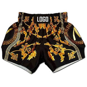 Shorts de Muay Thai MMA pour hommes, dernier design, toutes tailles et couleurs, respirants, anti-plis, tricotés, longueur genou, avec cordon de serrage et ceinture large - Product Image 2
