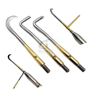 CLASTY INSTRUMENTS Kit de Extracción de Coronas de Acero Inoxidable, 5 Accesorios, Herramienta Manual para Remover Puentes Dentales, Juego de Instrumentos Clase I, CE - Product Image 6