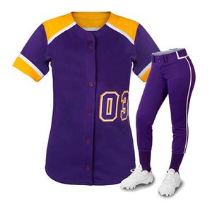 Por encargo de alta calidad de los hombres uniformes de béisbol de tela transpirable conjunto con la sublimación de impresión de diseño de venta en el mejor desgaste del equipo - Product Image 1