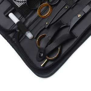 Best Quality harp Barber <b>Thinning</b> Shears Kit with <b>Mirror</b> Polish Stainless Steel Scissors Set Steel Handle Comb Lightweight - Product Image 3