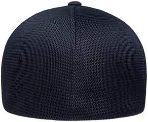 Gorra trucker azul marino con malla en la parte trasera y panel frontal liso de TANAZAINRA - Product Image 2