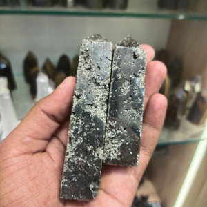 Natural Pyrite <b>Raw</b> Crystal Tower Obelisk Stone Art Collectible Specimen - Product Image 3