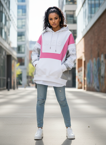 Sudadera extragrande / sudadera estilo streetwear / sudadera con logo personalizado / sudadera con estampado en relieve / sudadera con relieve 3D / sudadera gruesa / sudadera de algodón - Product Image 5