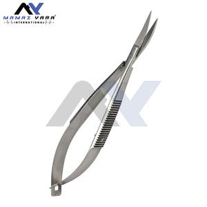 Tijeras Curvas de Acero Inoxidable de 4.5 Pulgadas, Ergonómicas, Duraderas y Diseñadas con Precisión para un Corte Cómodo - Product Image 2