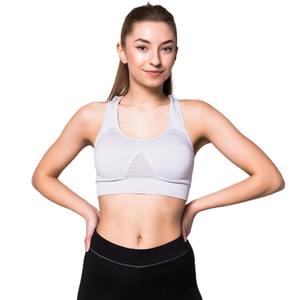 Soutien-gorge de sport pour femme, rembourré, maintien moyen, bretelles croisées, sans coutures, pour yoga et exercices - Product Image 4