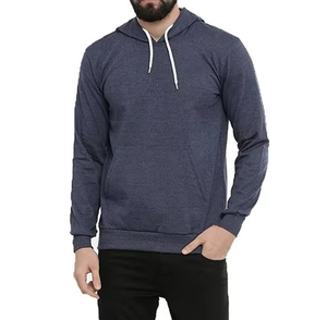 Sweat à capuche en polaire polyester/coton pour homme, style unique, respirant, séchage rapide, confortable, automne-hiver, vente chaude - Product Image 1