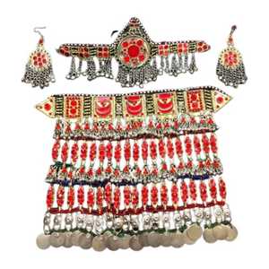 Latest Custom Designs Afghan Bridal Jewelry Sets for Ladies <b>Top</b> Trend Hand Crafted Stainless Steel Party Wear Set - Product Image 1