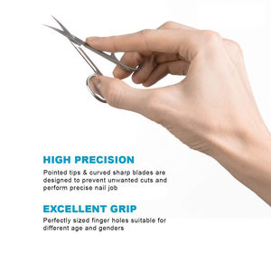 Ciseaux à ongles carrés professionnels en acier inoxydable pour manucure, pédicure, coupe des cuticules, outil de beauté, prix compétitif - Product Image 4