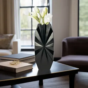 Florero de Hierro Hecho a Mano de Primera Calidad, Centro de Mesa Decorativo Moderno y Lujoso para el Hogar, Oficina, Vestíbulo de Hotel, Recepción de Restaurante - Product Image 5