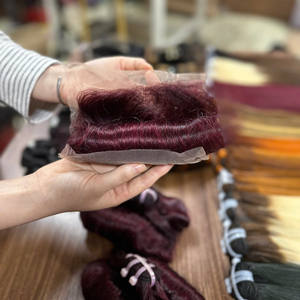 Extensiones de Cabello Humano, Cabello Virgen Vietnamita en Paquetes, Estilo Rizado con Volumen, con Frente de Encaje para Pelucas de Cabello Humano, la Mejor Calidad - Product Image 4