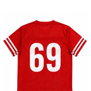เสื้อเจอร์ซีย์โพลีเอสเตอร์ 100% พิมพ์ลายตาข่าย ตัดเย็บอย่างดี ระบายอากาศได้ดี แห้งเร็ว แขนสั้น ไซส์ใหญ่ คุณภาพสูง กำลังเป็นที่นิยมอย่างมาก - Product Image 6
