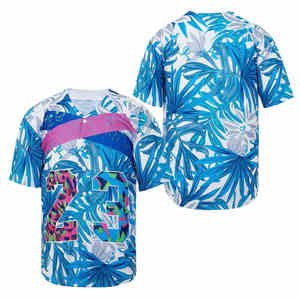 Maillot de softball unisexe noir à manches courtes, boutonné sur le devant, imprimé par sublimation, respirant, en polyester, coupe régulière pour adulte, toutes saisons - Product Image 4