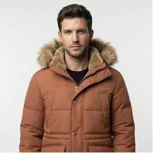 Nouvelle mode, parka coupe-vent printemps et automne pour hommes, veste à capuche grande taille pour hommes, doudoune personnalisée, mode masculine - Product Image 1