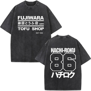 เสื้อยืดโอเวอร์ไซส์คุณภาพพรีเมียม ลายปลาอนิเมะญี่ปุ่น ผ้าฝ้าย สตรีทแวร์ ทรงหลวม รับผลิตแบรนด์ตามสั่ง - Product Image 1