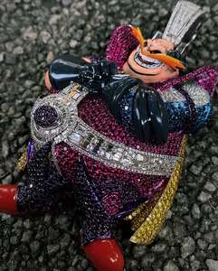 Colgante Personalizado de Personajes Hiphop con Incrustaciones de Diamantes, 100% Aprobado por el Probador de Diamantes, Plata S925, Moissanita VVS - Product Image 1