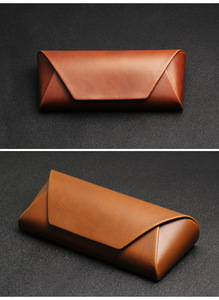 Flip Cover Semi-Hard PU/Fleece <b>Glasses</b> <b>Case</b> - Product Image 4