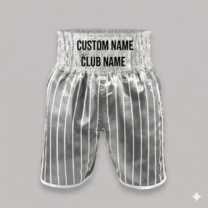 High Demanded OEM Factory Men’s MMA Kick Boxing <b>Shorts</b> <b>Lightweight</b> Quick-Dry Grappling Striped Kick Boxing <b>Shorts</b> - Product Image 5