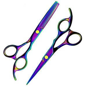 Kit de Coiffure Professionnel pour Barbiers : Ciseaux de Coupe, Ciseaux à Effiler, Peigne, Tissu de Coiffure et Accessoires de Coiffure - Product Image 6