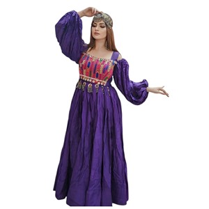 Lowest Prices 100% High Quality Afghani <b>Dress</b> Women Traditional Embroidered <b>Maxi</b> Long Sleeve Loose Fit Casual <b>Dresses</b> Ladies - Product Image 1