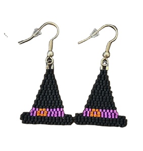 Fashion Earrings Exaggerated Beads Tassel green yellow and <b>purple</b> colour Earrings <b>Jewellery</b> for Women and girls from India - Product Image 6