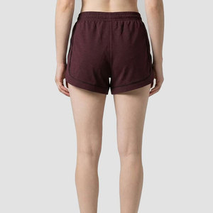 Short de sport taille haute pour femme en tricot extensible respirant à séchage rapide, coupe classique, en Spandex/Nylon, collection Hot Sale - Product Image 6