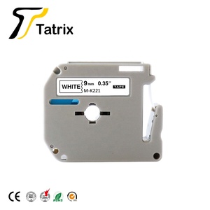 Ruban adhésif compatible Tatrix M-K221 M-K621 M-K421 M-K921 9mm*8m pour imprimantes <span class=keywords><strong>Brother</strong></span> PT-65 70 <span class=keywords><strong>80</strong></span> 90 M95 - Product Image 4